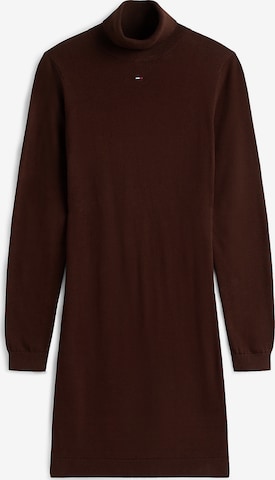 Tommy Jeans Jurk in Bruin: voorkant