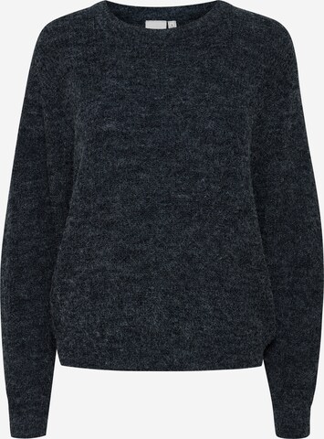 ICHI Sweater 'IHNOVO LS6' in Black: front