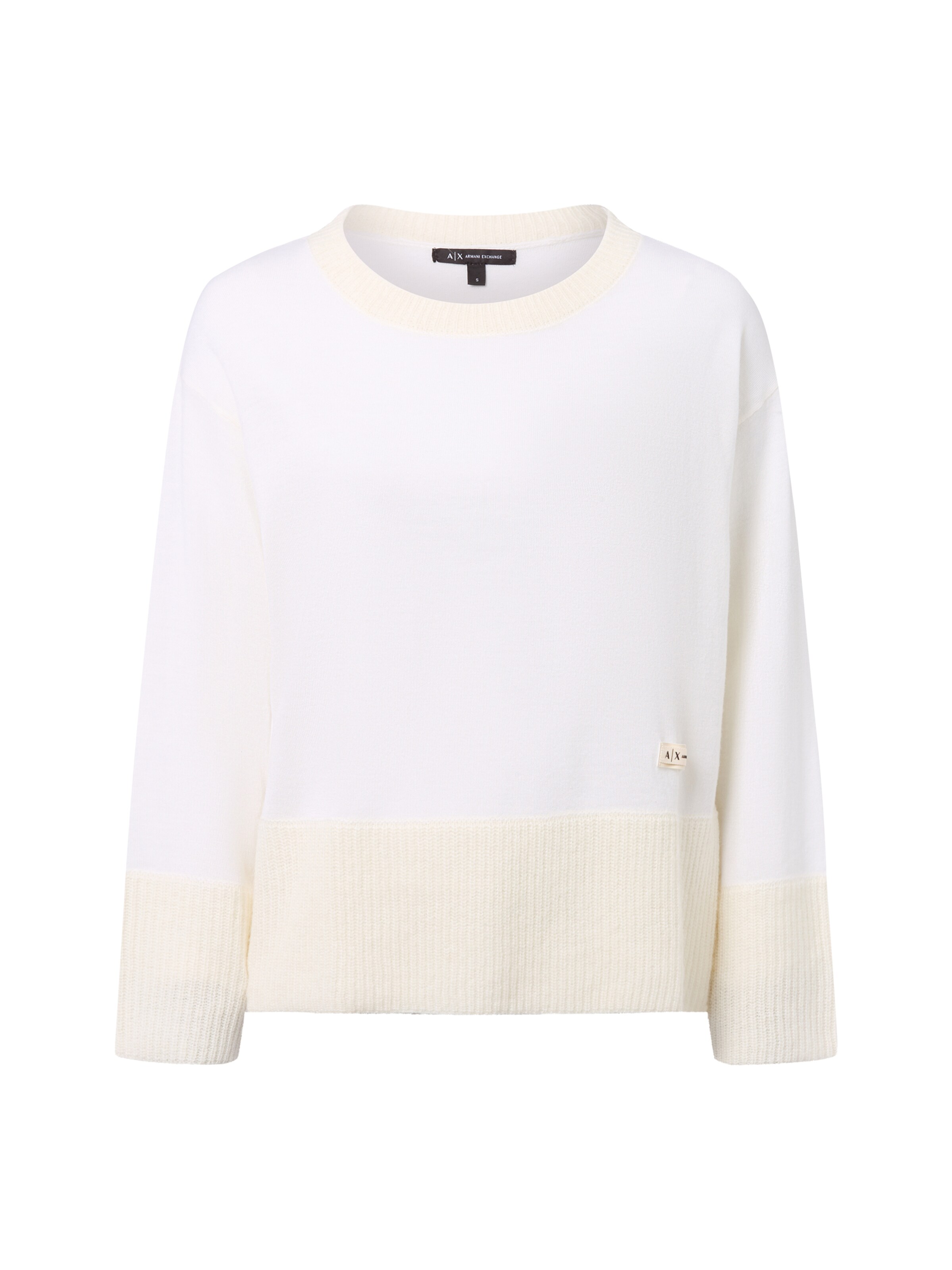 ARMANI EXCHANGE Trui in Wit: voorkant