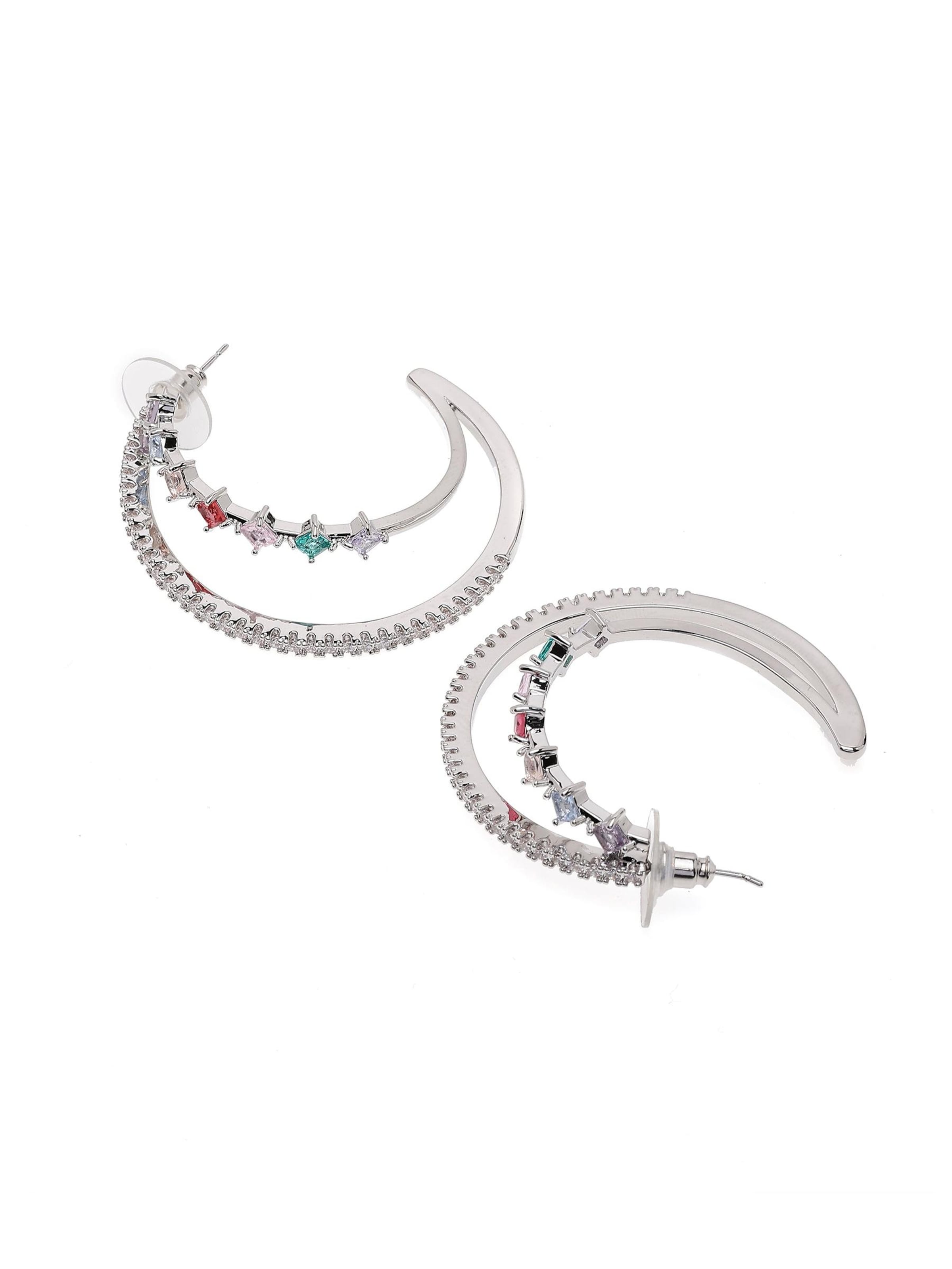 Boucles d'oreilles 'Hannata' AVANT-GARDE PARIS en argent