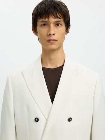 SELECTED Regular Fit Jakke i hvid