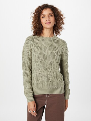 ABOUT YOU Sweater 'Valeria' in Green: front