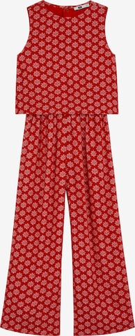 WE Fashion Overall värissä punainen: etupuoli