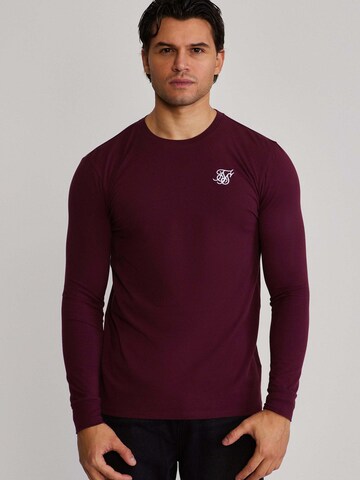 Maglietta di SikSilk in rosso: frontale