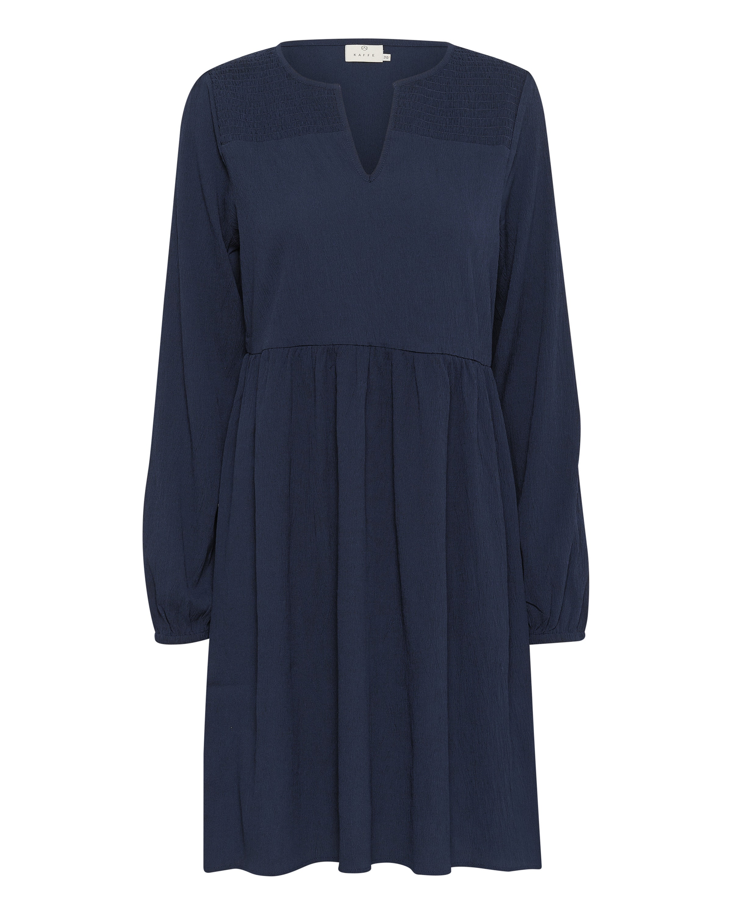 Kaffe Jurk 'Linda' in Blauw: voorkant