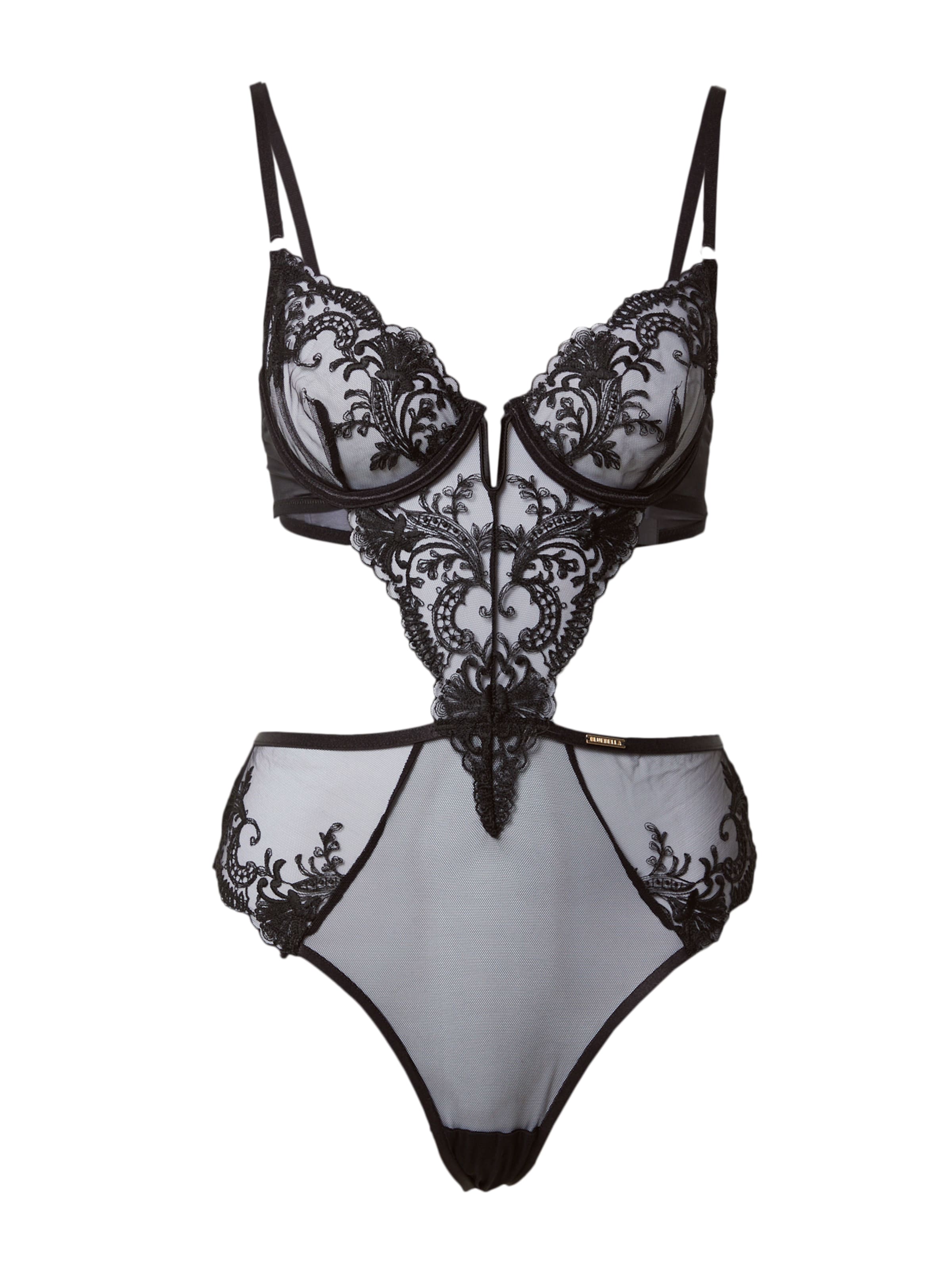 Bluebella - Body 'Marseille' en negro: frente