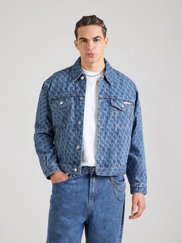 Calvin Klein Jeans Φθινοπωρινό και ανοιξιάτικο μπουφάν '90S' σε μπλε: μπροστά