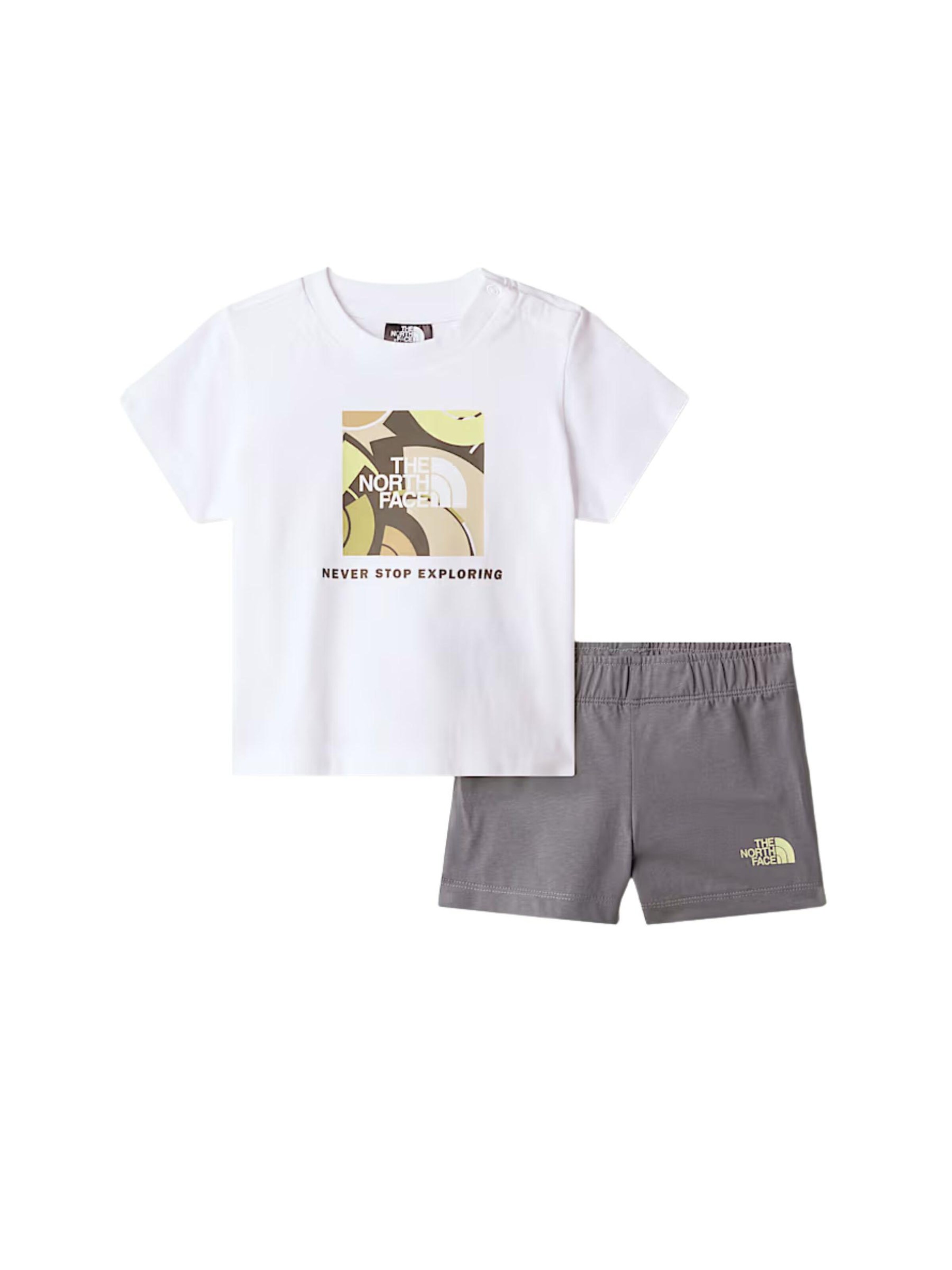 THE NORTH FACE - Conjunto 'THE NORTH FACE kids BABY BOX NSE PLAY SET T-SHIRT' en Mezcla de colores: frente