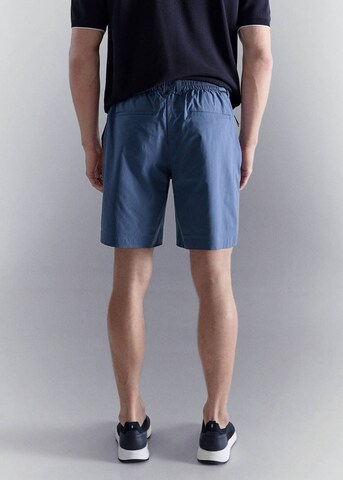 MANGO MAN Regular Shorts 'Russ' in Blau