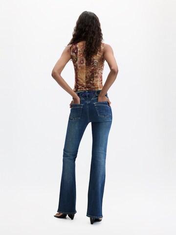 Desigual Разкроени Дънки в синьо