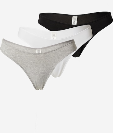 Lindex Thong 'Nellie' in Grey: front