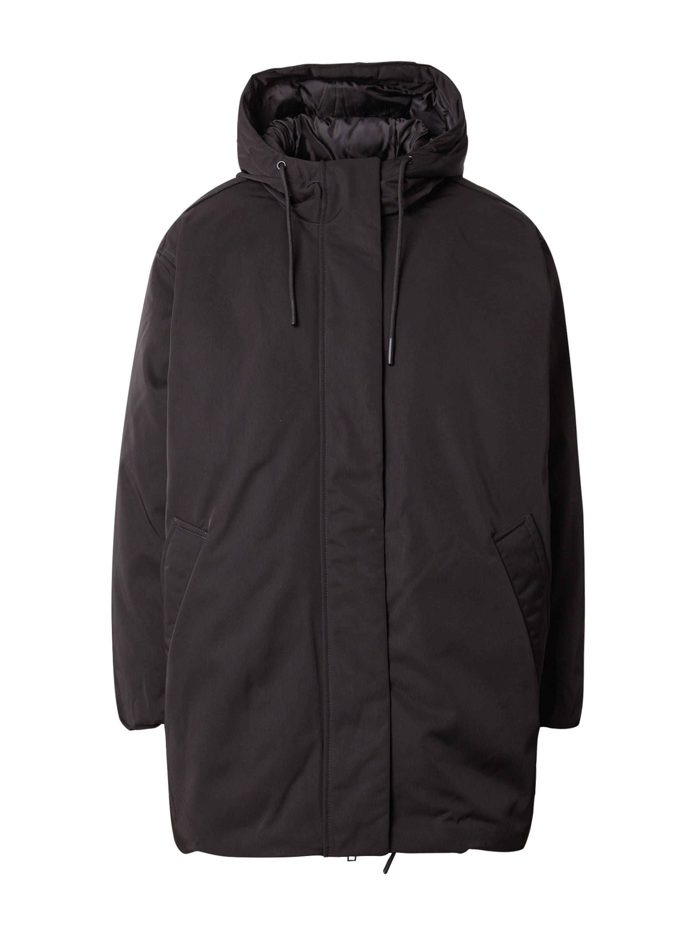 WEEKDAY Tussenjas 'Honey' in Zwart: voorkant