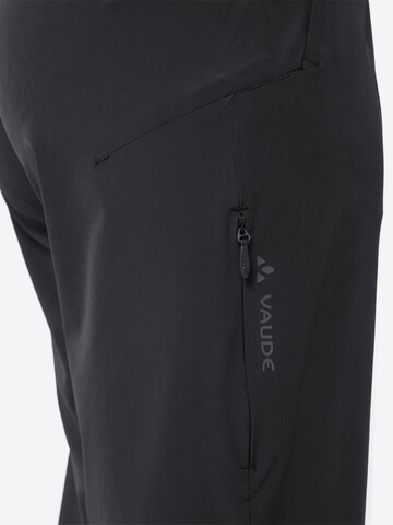 VAUDE Regular Outdoorbroek 'Tamaro' in Zwart