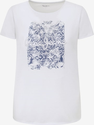 Pepe Jeans - Camiseta 'JURY' en blanco: frente