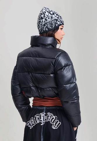 Ed Hardy Winterjas in Zwart