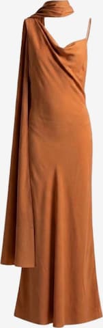 Nisia PartyWear - Vestido de gala 'Tangalle Dress' en naranja: frente