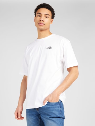 THE NORTH FACE Shirt in Wit: voorkant