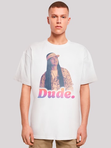 T-Shirt 'Stranger Things Argyle Dude Netflix TV Series' F4NT4STIC en blanc : devant