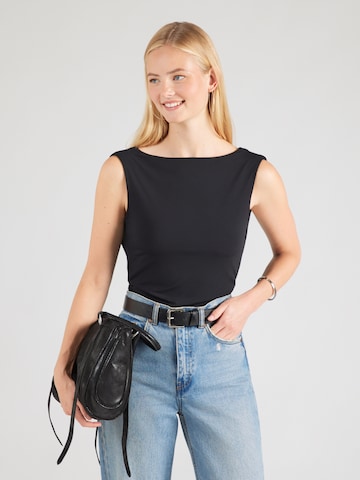 Abercrombie & Fitch Top in Schwarz: Vorderseite