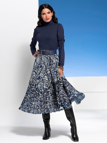 Jupe heine en bleu
