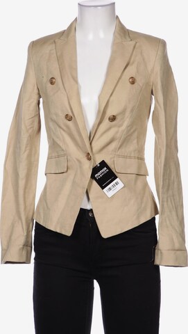 MANGO Blazer in XS in Beige: front