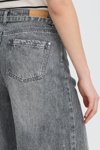 Pulz Loosefit Hose 'PZCRYSTA' in Grau