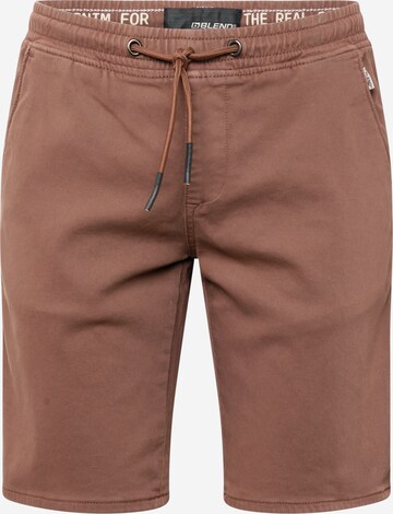 Pantalon BLEND en marron : devant