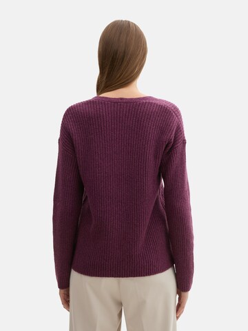 TOM TAILOR - Pullover em roxo