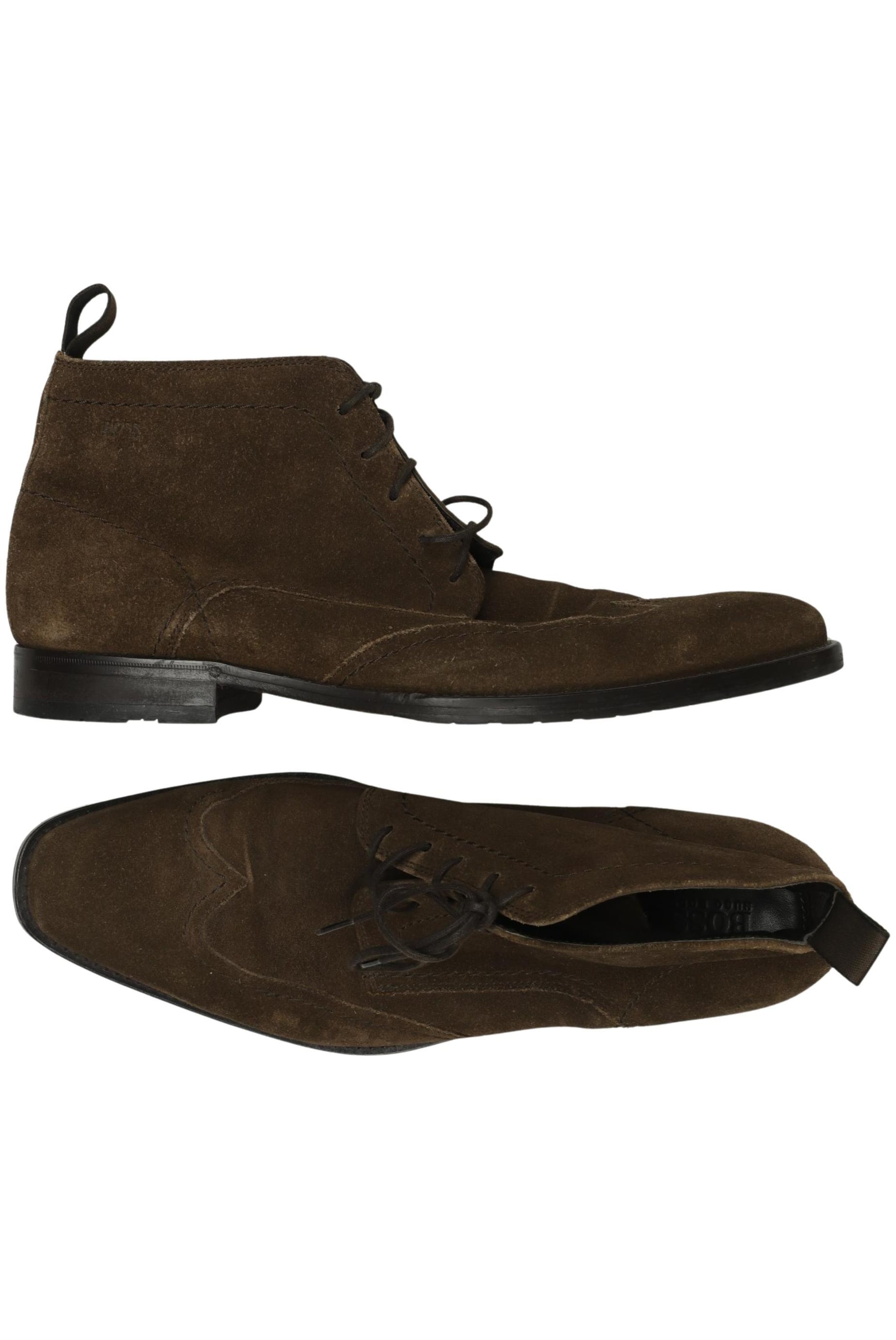 BOSS Black Anke & Mid-Calf Boots in 42,5 in Brown: front