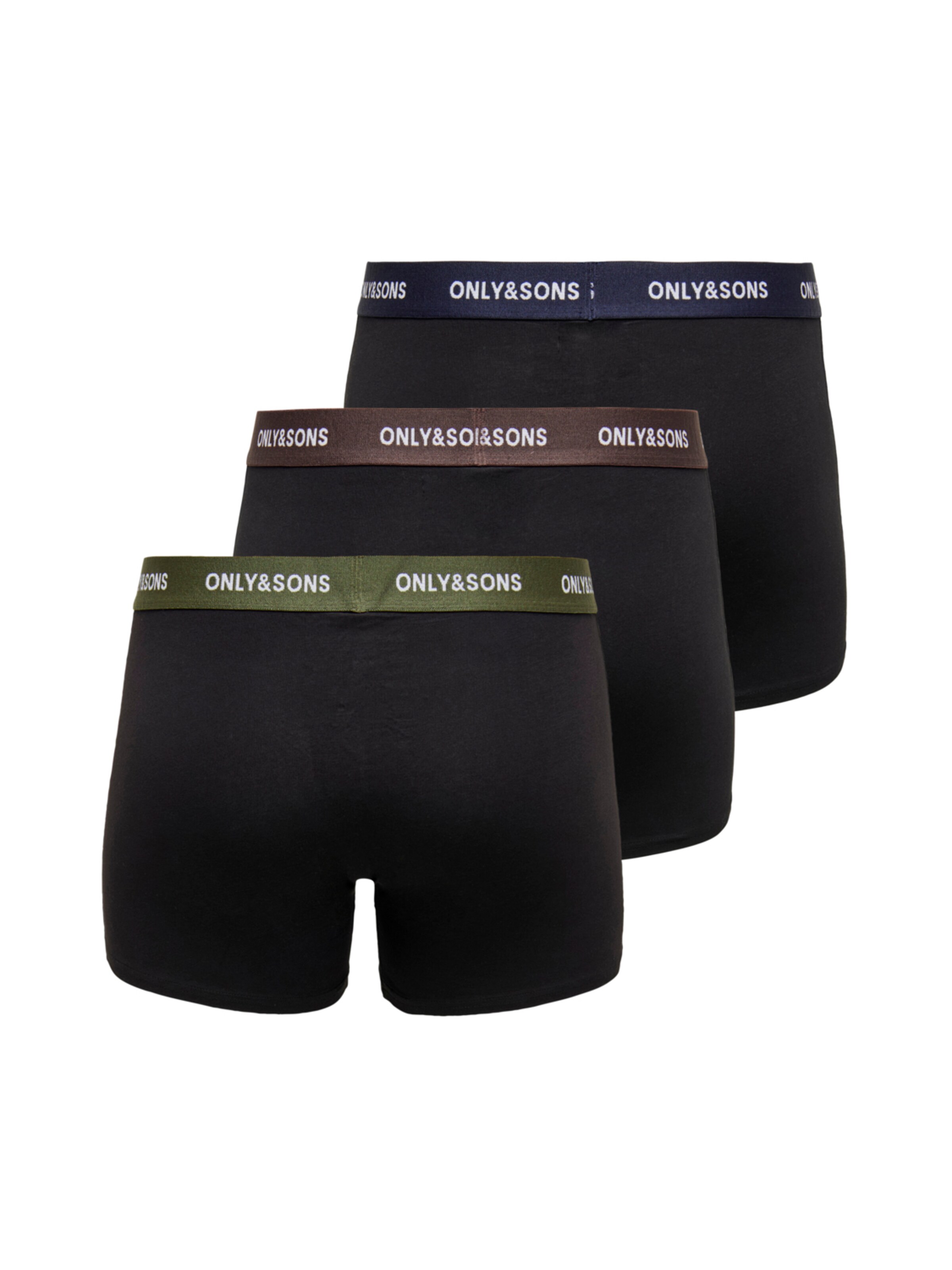 Only & Sons Boxer shorts 'Fitz' in Black