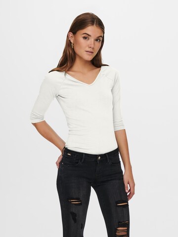 ONLY - Camiseta 'FIFI' en blanco: frente