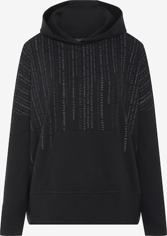 Jette Sport Sweatshirt in Black: front