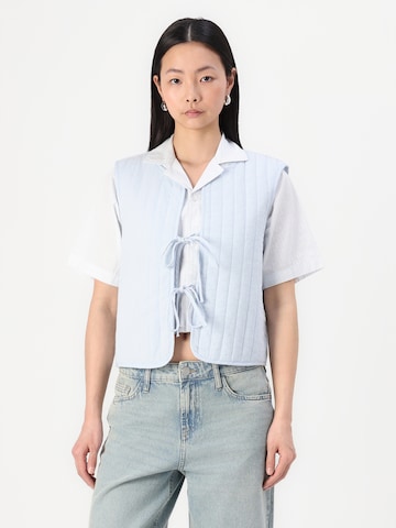 PIECES Жилетка 'PCMASTINA' в Синий: спереди