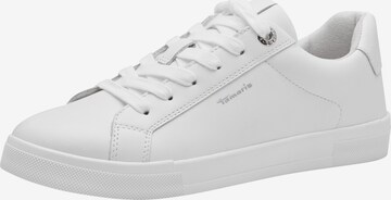 TAMARIS Sneakers laag in Wit: voorkant