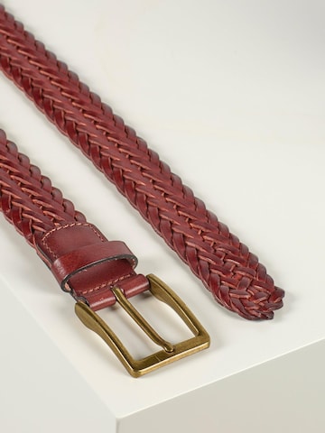 Howard London - Cinturón 'Braided Leather Belt Andrew Light Brown' en marrón