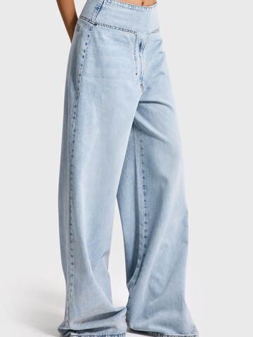 IT'S BASIC Regular Jeans 'STRAIGHT MID RISE JEANS' in Roze