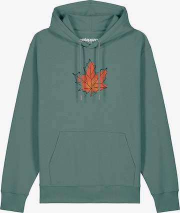 Watapparel Sweatshirt 'Herbst' in Grün: Vorderseite
