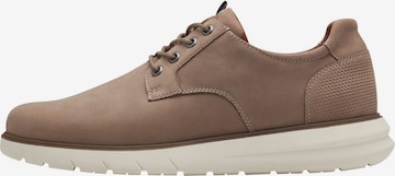 s.Oliver Lace-Up Shoes in Beige: front