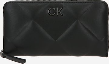 Calvin Klein Портмоне в черно: отпред