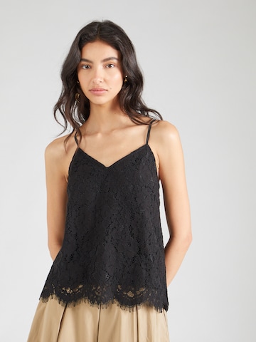 Y.A.S Blouse 'PERLA' in Black: front