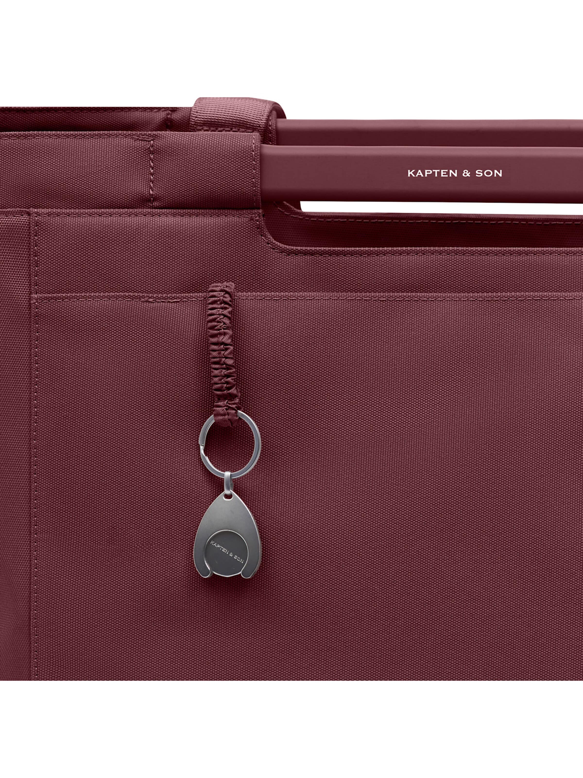 Kapten & Son Shopper 'Vaasa Shopping Basket' in Red