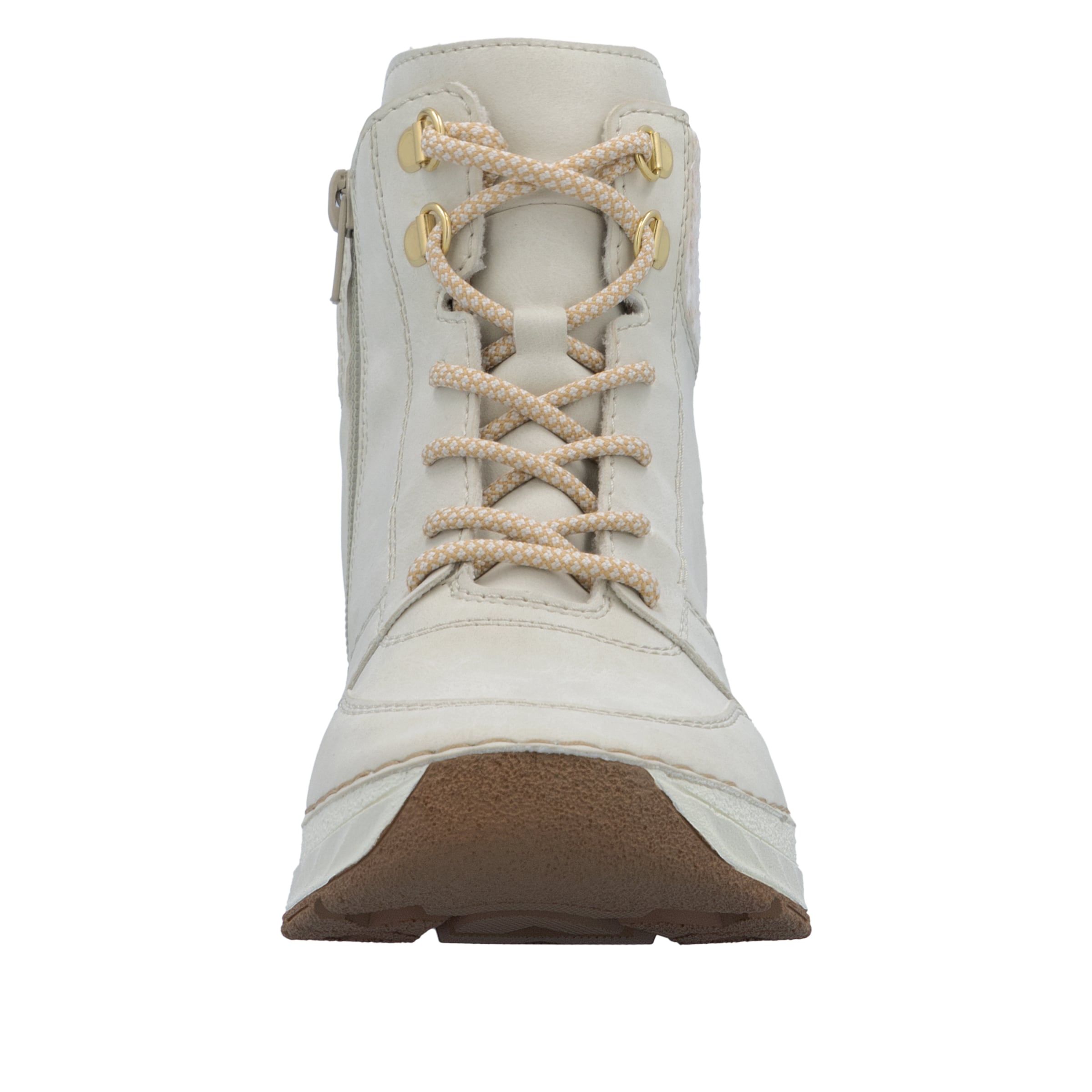 Bottes à lacets Rieker en beige