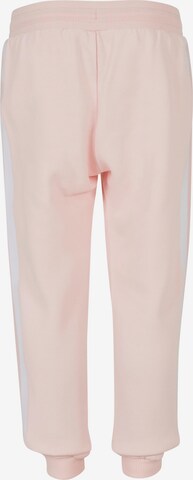 Urban Classics Tapered Broek in Roze