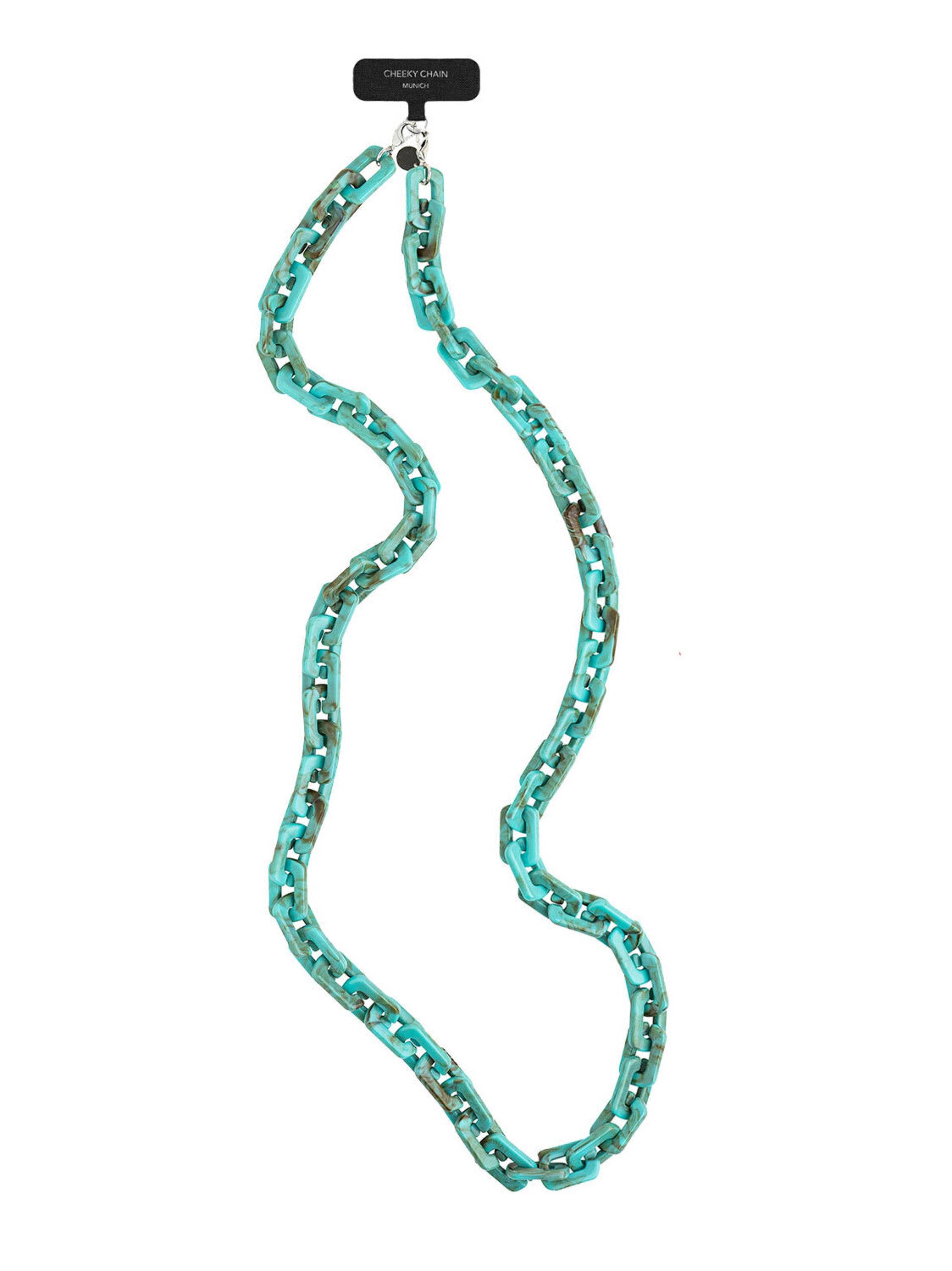 Cheeky Chain Munich Handykette 'Kelly' in Blau: Vorderseite