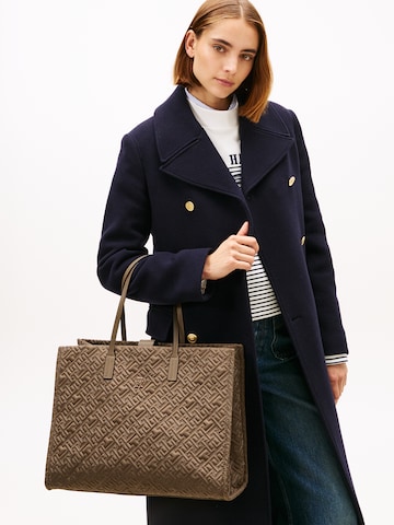 TOMMY HILFIGER Nakupovalna torba | zelena barva