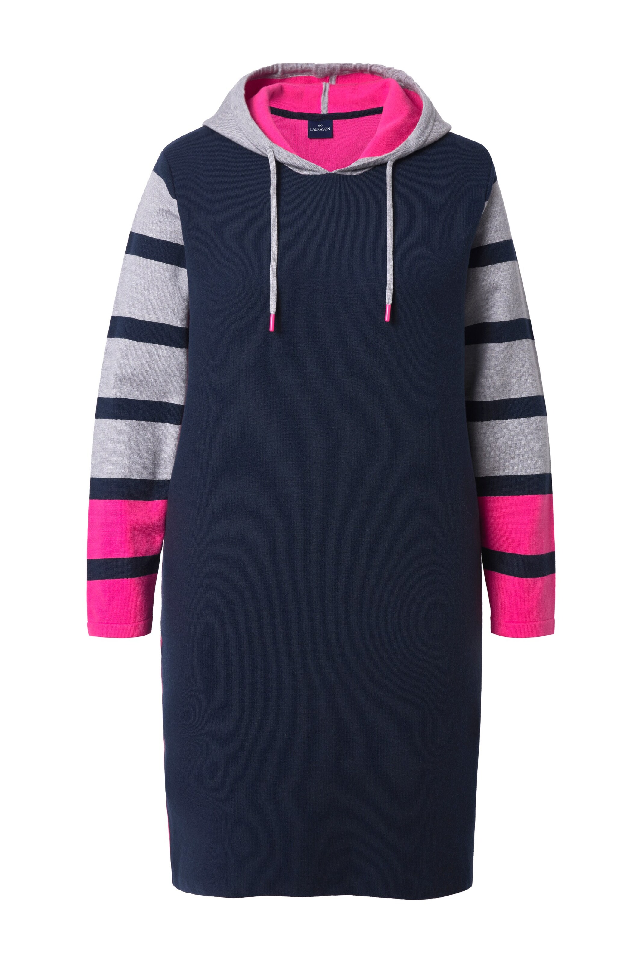 LAURASØN Strickkleid in Mischfarben: Vorderseite