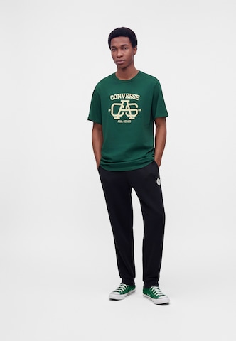 Tricou 'CAS VARSITY' de la CONVERSE pe verde