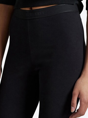 Skinny Leggings ' Modern Rib ' Polo Ralph Lauren en noir
