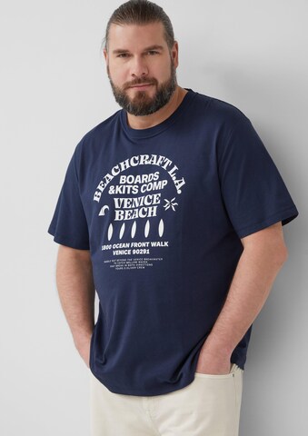 T-Shirt s.Oliver Men Big Sizes en bleu
