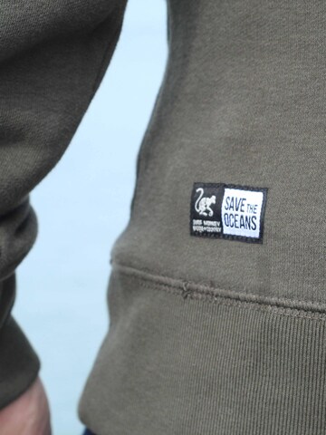 Surf Monkey - Sweatshirt em verde